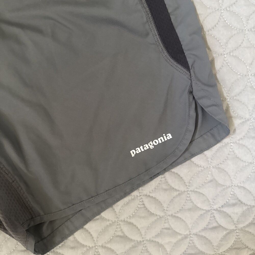 Patagonia Shorts Mens Small Gray/Black Lined Athletic Running Casual Pockets - Picture 2 of 14